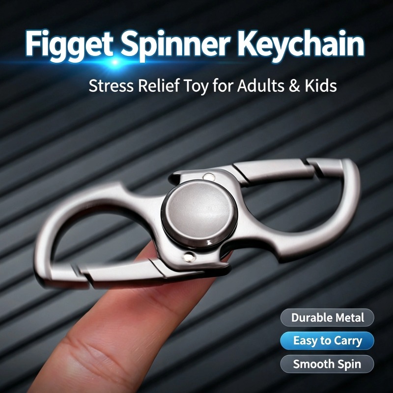 Keychain Multi Tool - 메탈 피젯 스피너 카라비너 멀티툴 아웃도어