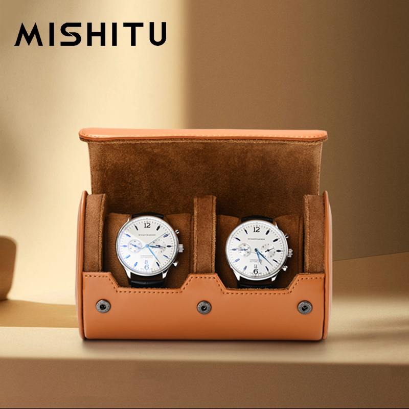 Men Accessories For Travel - MISHITU 1/2/3 슬롯 시계 보관 롤