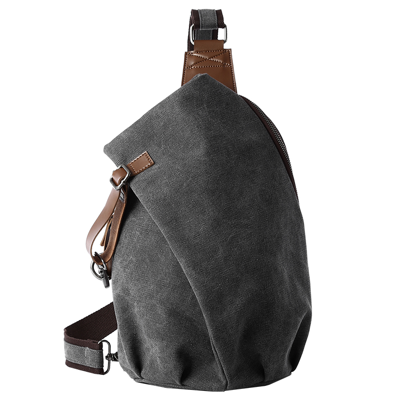 Men Accessories For Travel - MTE ELAN 대용량 레트로 캔버스 슬링백