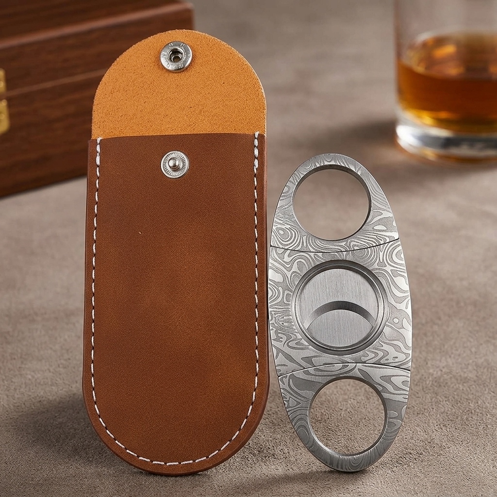 Men'S Accessories Premium - 수동 스테인리스 스틸 시가 커터, 날카로운