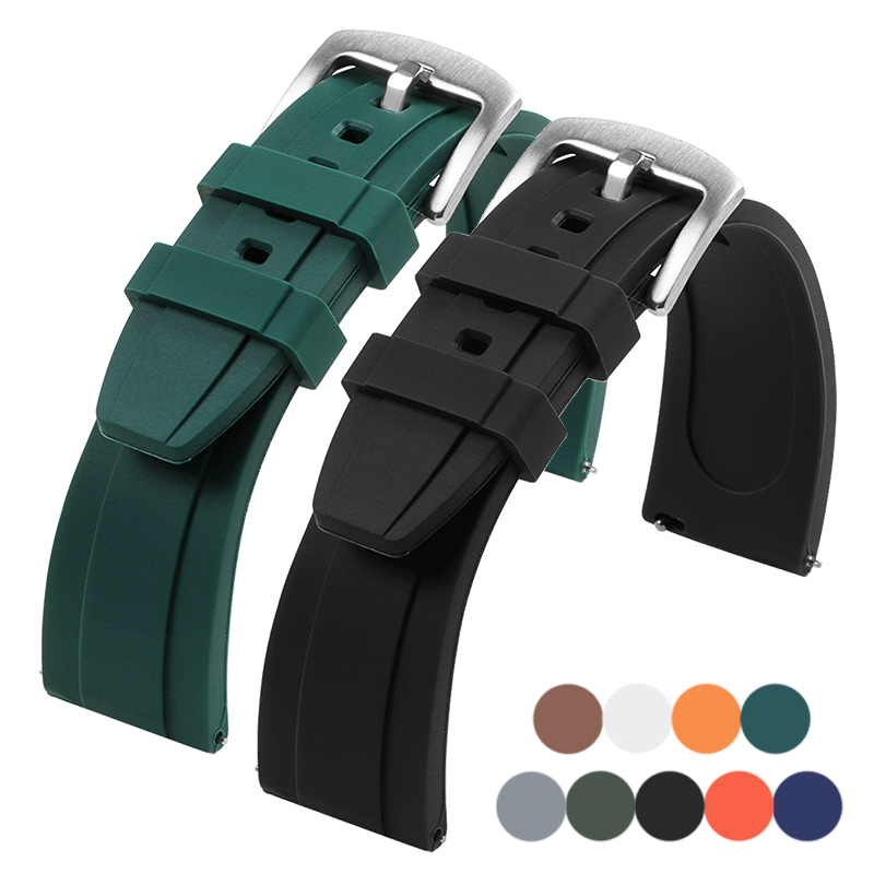 프리미엄 실리콘 시계 밴드 퀵 릴리스 고무 시계 스트랩 - Men'S Accessories Premium 리뷰 및 가격