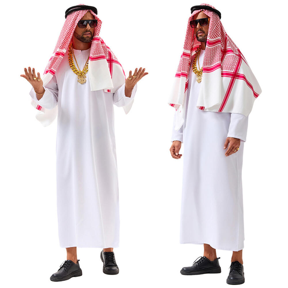 아라비안 두바이 의상 UAE 시크 코스프레 로브 터번  - Men Accessories Uae 리뷰 및 가격