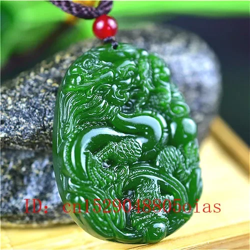 천연 녹색 중국 옥 드래곤 펜던트 목걸이, 패션 액세서 - Men Accessories Usa 리뷰 및 가격