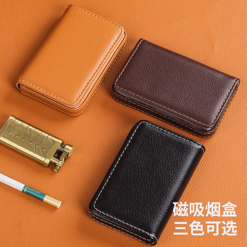 휴대용 8mm 담배 케이스 PU 가죽 명함 홀더 스타일 - Men Accessories Usa 리뷰 및 가격