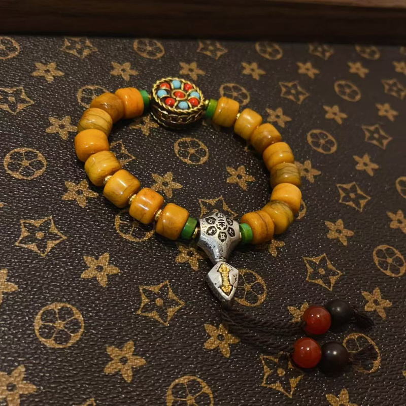 야크 뼈 일치하는 네팔 팔찌 남자와 여자/커플 장식 액 - Men Accessories Nepal 리뷰 및 가격