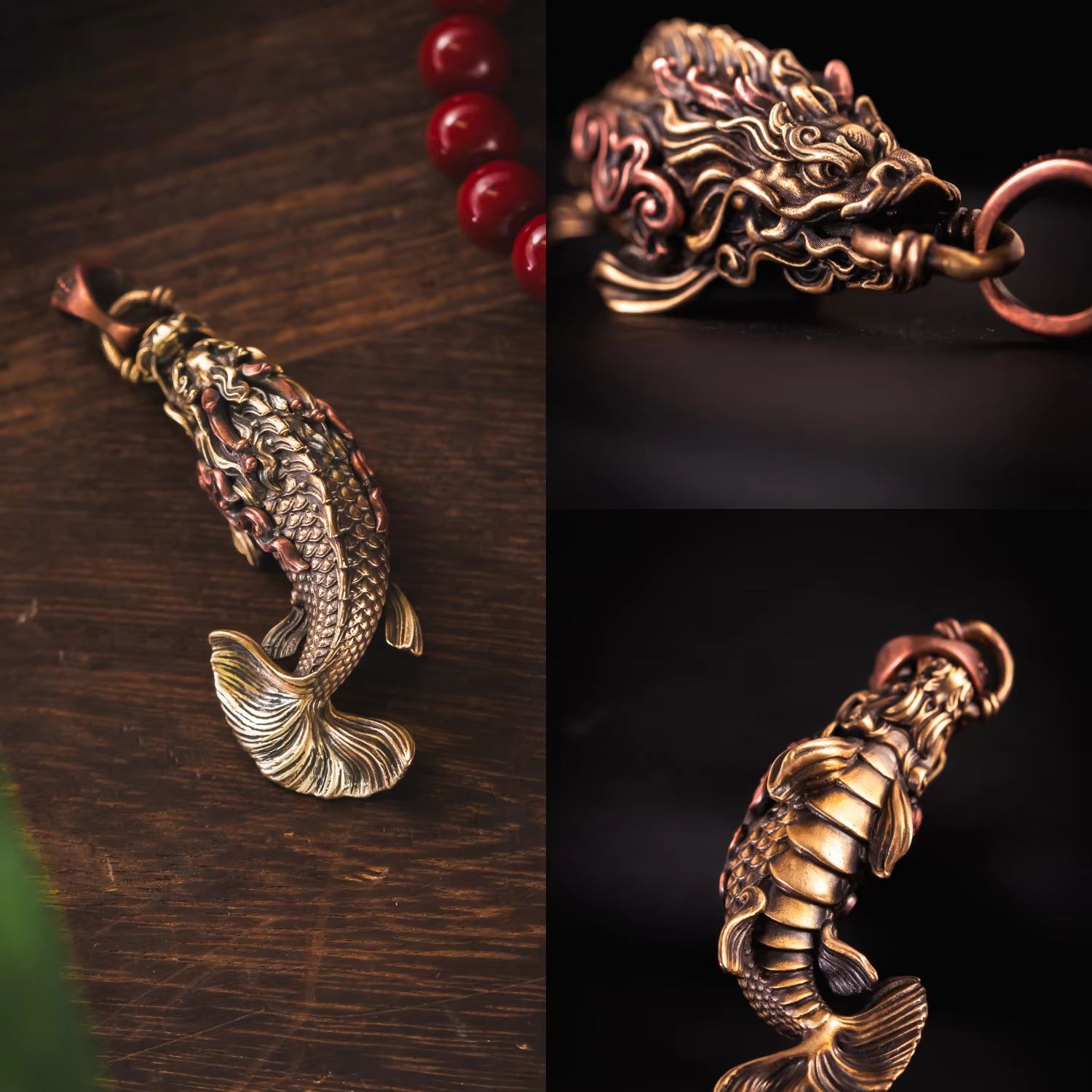 COPPERTIST.WU 드래곤 피쉬 펜던트 목걸이용, - Men Accessories Hk 리뷰 및 가격